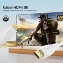 Unitek Καλώδιο HDMI 2.1 8K HDR λευκό 7 m