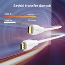 Unitek HDMI 2.1 Cable 8K HDR 10m (C11099AWH01-10M) - White