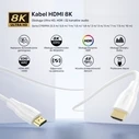 Unitek HDMI 2.1 Cable 8K HDR 10m (C11099AWH01-10M) - White