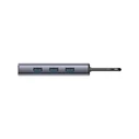 Unitek USB-C Docking Station 6σε1 Γκρι (D1113CGY01) - 3x USB-A, HDMI 4K@30Hz, RJ45, PD 100W