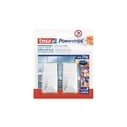 tesa Powerstrips Γάντζος L ορθογώνιος λευκός