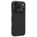 AmazingThing Titan Max θήκη με κάλυμμα φακού για iPhone 18 Pro Max - Αραμιδική ίνα, MagSafe, Μαύρο