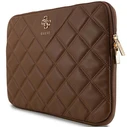 Guess Sleeve GUCS14ZPSQSSGW 14" Quilted 4G brown