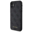 Guess GUBPM5N614GEMGK Apple iPhone 11 hardcase + Powerbank 5000mAh MagSafe 4G Metal Logo black