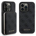 Guess GUBPM5P13X4GEMGK Apple iPhone 13 Pro Max hardcase + Powerbank 5000mAh MagSafe 4G Metal Logo black
