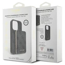 Guess GUBPM5P13X4GEMGK Apple iPhone 13 Pro Max hardcase + Powerbank 5000mAh MagSafe 4G Metal Logo black