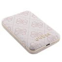Guess GUBPM5P14L4GEMGP Apple iPhone 14 Pro hardcase + Powerbank 5000mAh MagSafe 4G Metal Logo pink