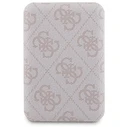 Guess GUBPM5P15L4GEMGP Apple iPhone 15 Pro hardcase + Powerbank 5000mAh MagSafe 4G Metal Logo pink