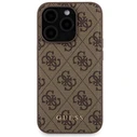 Guess GUBPM5P15L4GEMGW Apple iPhone 15 Pro hardcase + Powerbank 5000mAh MagSafe 4G Metal Logo brown