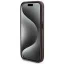Guess GUBPM5P15L4GEMGW Apple iPhone 15 Pro hardcase + Powerbank 5000mAh MagSafe 4G Metal Logo brown
