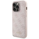 Guess GUBPM5P15X4GEMGP Apple iPhone 15 Pro Max hardcase + Powerbank 5000mAh MagSafe 4G Metal Logo pink