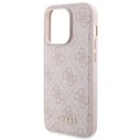 Guess GUBPM5P15X4GEMGP Apple iPhone 15 Pro Max hardcase + Powerbank 5000mAh MagSafe 4G Metal Logo pink