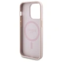 Guess GUBPM5P15X4GEMGP Apple iPhone 15 Pro Max hardcase + Powerbank 5000mAh MagSafe 4G Metal Logo pink