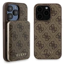 Guess GUBPM5P15X4GEMGW Apple iPhone 15 Pro Max hardcase + Powerbank 5000mAh MagSafe 4G Metal Logo brown