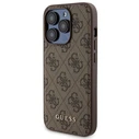 Guess GUBPM5P15X4GEMGW Apple iPhone 15 Pro Max hardcase + Powerbank 5000mAh MagSafe 4G Metal Logo brown