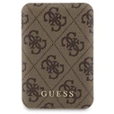 Guess GUBPM5P15X4GEMGW Apple iPhone 15 Pro Max hardcase + Powerbank 5000mAh MagSafe 4G Metal Logo brown