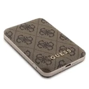 Guess GUBPM5P15X4GEMGW Apple iPhone 15 Pro Max hardcase + Powerbank 5000mAh MagSafe 4G Metal Logo brown