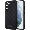 Karl Lagerfeld KLHCS24SSAKLHPK Samsung Galaxy S24 hardcase Saffiano Mono Metal Logo black