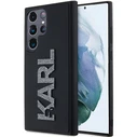 Karl Lagerfeld KLHCS24L3DMBKCK Samsung Galaxy S24 Ultra hardcase 3D Rubber Glitter Logo black