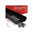 LTC Kabelschlauch Pro Cable Tube 10m (10 mm) – Black – Label-the-Cable PRO 5111