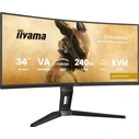 iiyama G-Master GCB3486WQSCP-B1 Gold Phoenix - 34" UWQHD 240Hz Curved VA Gaming Monitor