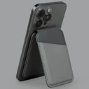 UNIQ Lyden DS RFID magnetic wallet with stand function charcoal grey-black