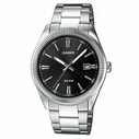 Ανδρικό Ρολόι Casio DATE Ασημί Μαύρο (? 39 mm)