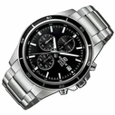 Ρολόι Unisex Casio EFR-526D-1AVUEF Μαύρο Ασημί