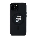 Karl Lagerfeld KLHMN61SCMKCRHK Apple iPhone 11 / XR hardcase Silicone Karl & Choupette MagSafe black