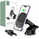 [CR] Tech-Protect MM15W-V1 Magnetic MagSafe Dashboard & Vent Car Mount Wireless Charger 15W Black