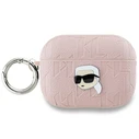 Karl Lagerfeld KLAP2PGKIPP Apple AirPods Pro (2 gen) cover Monogram Karl Head pink
