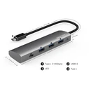 USB Hub Wavlink SUPERSPEED 3.0 Type-C 4-PORT ALUMINUM