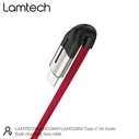 Καλώδιo USB Lamtech USB Type-C Data 5A 1,2M RED