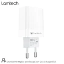 Φορτιστής Πρίζας Lamtech Quick Charger USB3.0 18W WHITE