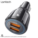 Φορτιστής Αυτοκινήτου Lamtech Quick Charger QC3.0 3.1A