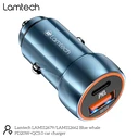 Φορτιστής Αυτοκινήτου Lamtech METAL QC3.0 & PD20W SAPHIRE BLUE