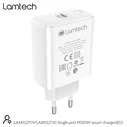 Φορτιστής Πρίζας Lamtech FAST Charger Type-C PD30W WHITE