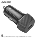 Φορτιστής Αυτοκινήτου Lamtech PREMIUM FAST IN-Type-C PD30W Black