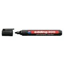 Ανεξίτηλος Μαρκαδόρος Edding 300 1.5-3mm Επαναγεμιζόμενος Μαύρος