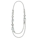 Γυναικείο Κολιέ Folli Follie 4N2F011C (45cm) Silver Plated Silver