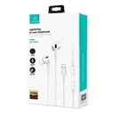 USAMS US-SJ621 EP-41 MAX wired headphones lightning white