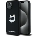 Karl Lagerfeld KLHMP15MSCHPPLK Apple iPhone 15 Plus / 14 Plus hardcase Silicone Choupette Head MagSafe black