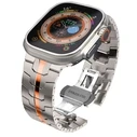 Tech-Protect Stainless Line Apple Watch 4/5/6/7/8/9/SE/Ultra 1/2 42/44/45/49mm titanium/orange