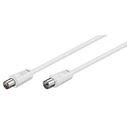 Καλώδιο Κεραίας Goobay αρσενικό σε θηλυκό 50125, <70 dB, CCS, 20m, λευκό
