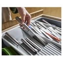 Joseph Joseph DrawerStore 8500015 - Επεκτεινόμενο οργανωτής συρταριού για μαχαιροπίρουνα, γκρι