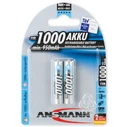Μπαταρία Επαναφορτιζόμενη Ansmann AAA NM 1.2V/ 1000mAh 1x2