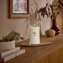 WoodWick Patchouli Cream 610g Scented Jar Candle - Ecru