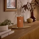 WoodWick Saffron Smoke 609,5 g - Αρωματικό κερί σε γυάλινο βάζο (Large Ellipse)