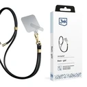 3MK EasyClip Black gold phone lanyard