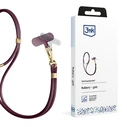 3MK EasyClip Elite Mulberry gold phone lanyard